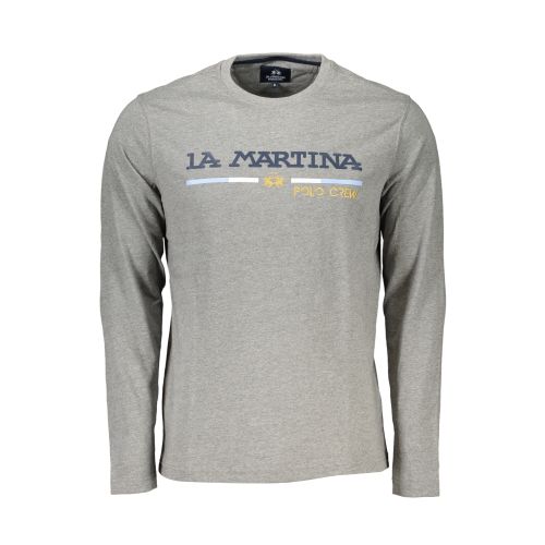 LA MARTINA MEN'S LONG SLEEVE T-SHIRT GRAY slika 1