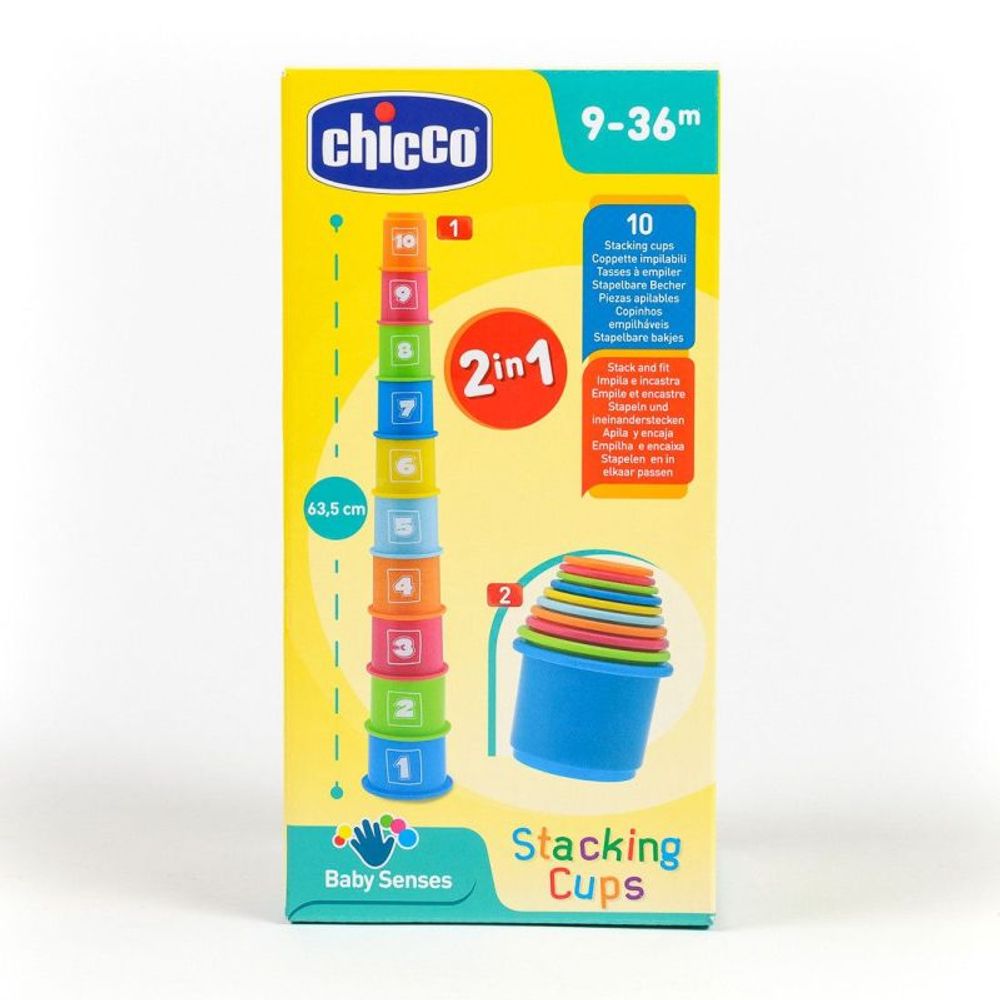 Chicco Čaše za slaganje sa brojevima Stacking Cups slika 1