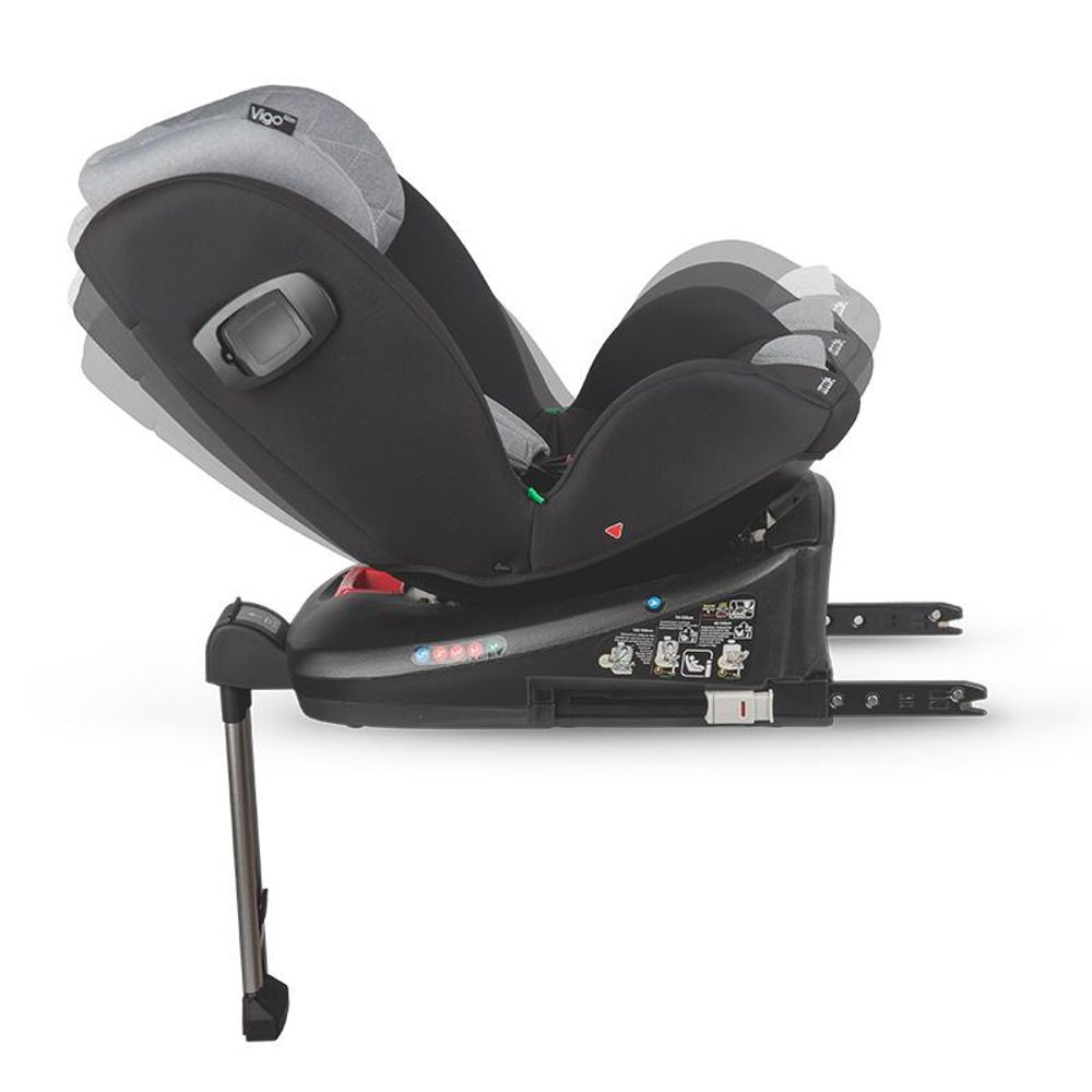 Coccolle® Autosjedalica Vigo iSize 360° 40-150cm Isofix, Diamond Black slika 9