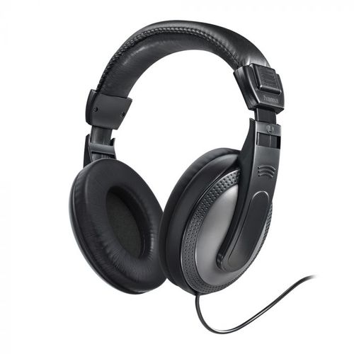 Hama Stereo slušalice "SHELL" velike, 2m kabl, crne slika 1