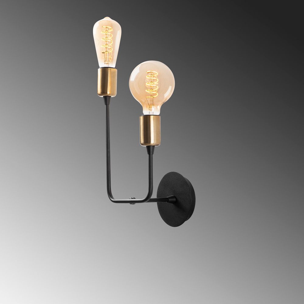 Dolma - Crna Zidna Lampa 3081 slika 4