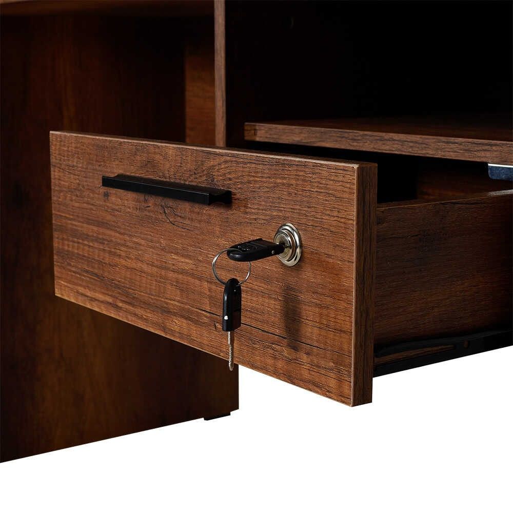 Walnut Study Desk Cms-510-Oo-1 slika 10