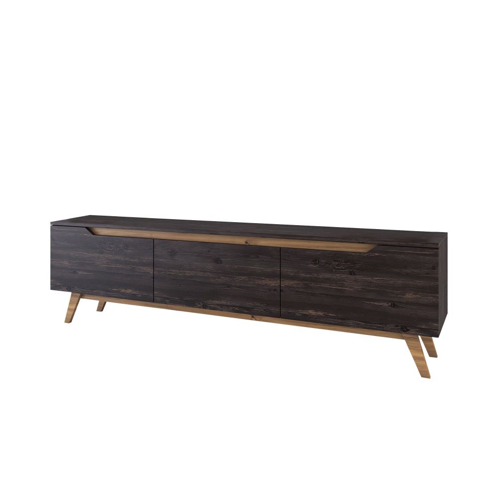 TV Stalak D1-1009 u Crnom Orahovom Dizajnu slika 6
