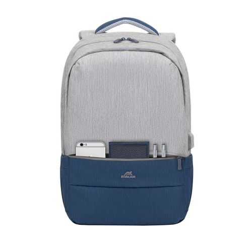 RivaCase laptop backpack 17.3 "7567 gray / blue slika 6