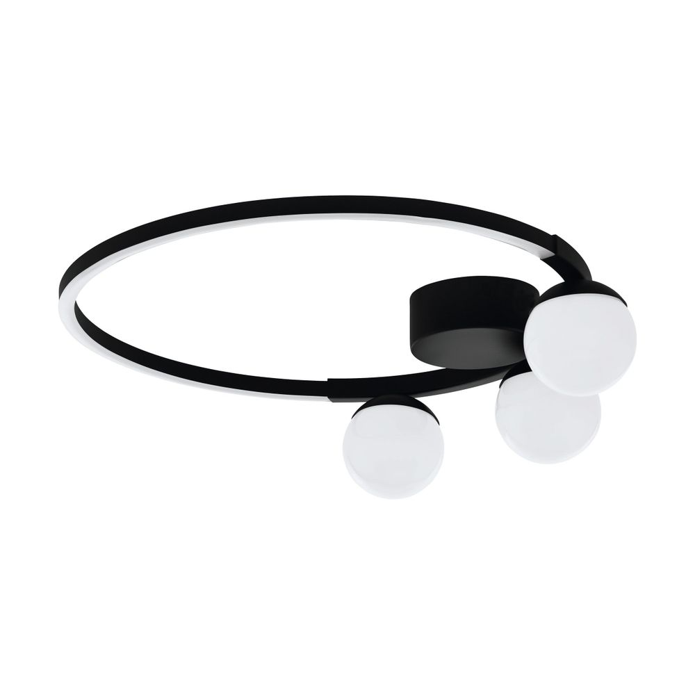 Eglo stropna rasvjeta phianeros led 22w 3000k 2800lm crno/crno, bijelo v:120mm o slika 1
