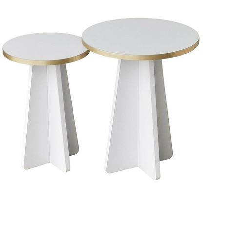 Mushroom 2 - Gold, White Gold
White Coffee Table Set slika 6