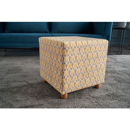 Bianca Puf Kare Multicolor Pouffe slika 2