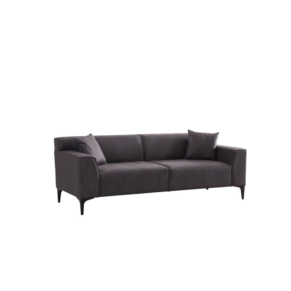 Sofa za 3 osobe New Petra - boja: antracit slika 7