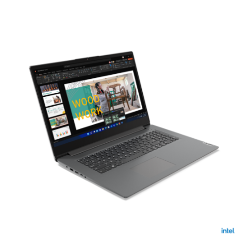 Lenovo Think 83A20026YA V17 G4 IRU (IRON GREY) Core i7-1355U (10C (2P+8E)/12T, P 1.7/5.0GHz, E 1.2/3.7GHz, 12MB), 16GB (8int+8) DDR4, SSD 512GB PCIe NVMe 2242, 17.3" FHD(1920x1080) IPS LED AG, Intel Iris Xe Graph, WLAN, BT, Cam HD720p, KybSR, FPR, SDCR, TPM 2.0, 45Wh, no OS, 2YW slika 3