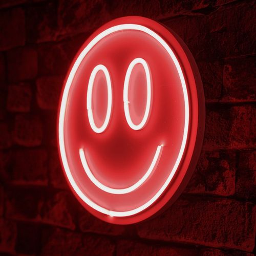 Wallity Ukrasna plastična LED rasvjeta, Smiley - Red slika 8