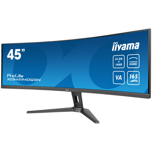 IIYAMA Monitor LED XCB4594DQSN-B1 45’’ Dual QHD VA Panel s KVM Prekidačem, USB-C 90W Dock i RJ45 slika 3