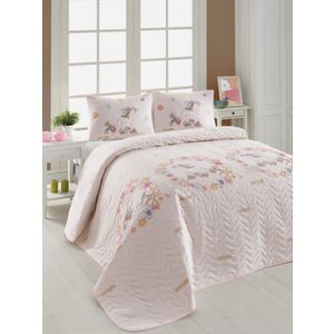 L'essential Maison Unicornlar - Pink Pink
Beige Double Quilted Bedspread Set
