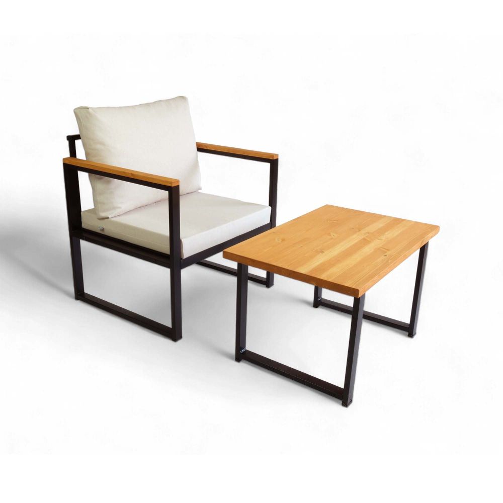 Lounge set CPT5543-70 u bež boji za vrt slika 2