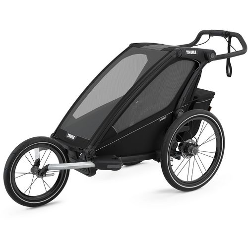 Thule Chariot Sport crna sportska dječja kolica i prikolica za bicikl za jedno dijete (4u1) slika 4