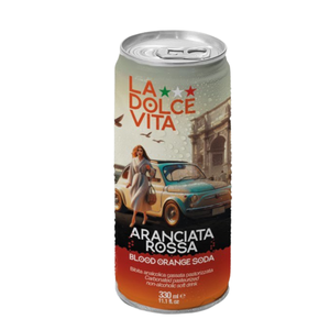 La Dolce Vita Aranciata Rossa sparkling drink 330ml