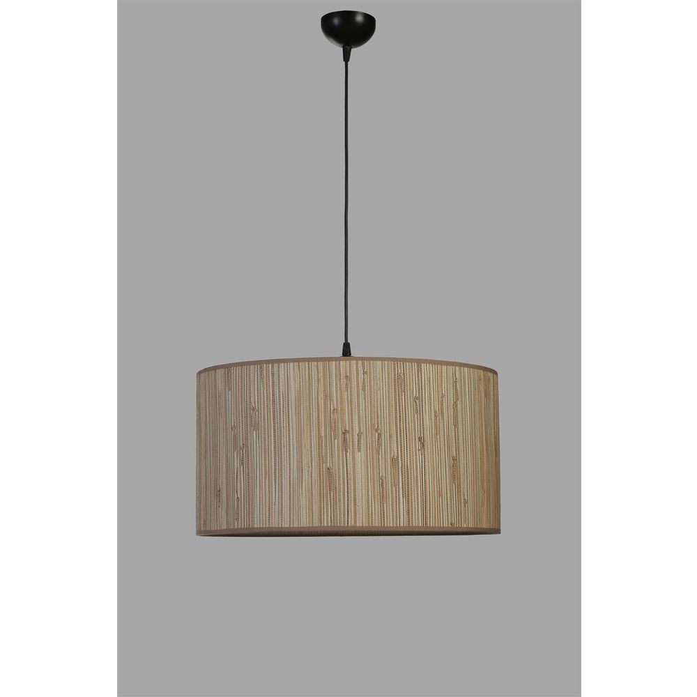 Bambu 09 Abajurlu Tekli Sarkıt Avize - Oak Black slika 4