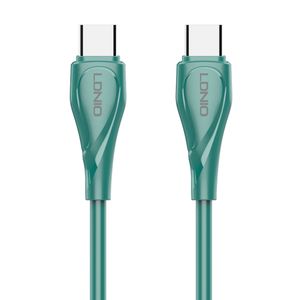 LDNIO CHARGING DATA CABLE (C-C) 65W 2M GREEN LC612C