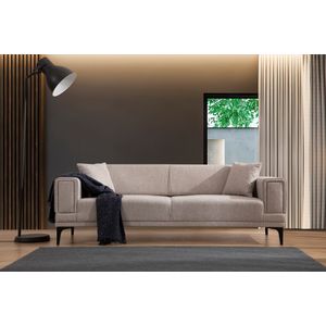 Horizon - Light Brown Light Brown 3-Seat Sofa-Bed