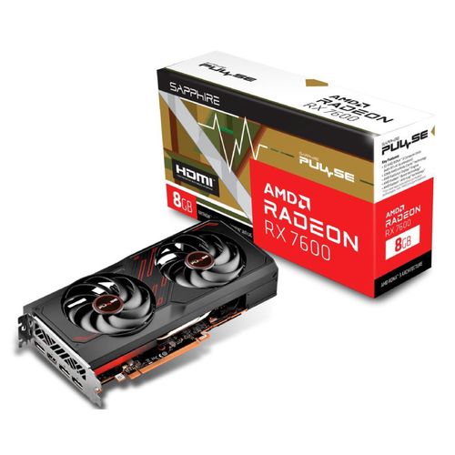 SAPPHIRE AMD Radeon RX 7600 8GB 128bit PULSE RX 7600 GAMING OC 8GB (11324-01-20G) grafička karta slika 1