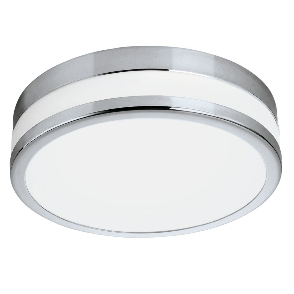 Eglo Palermo Plafonjera/1, LED, 24W, 2100lm, IP44, Promjer 295mm, Krom/Bijela slika 1