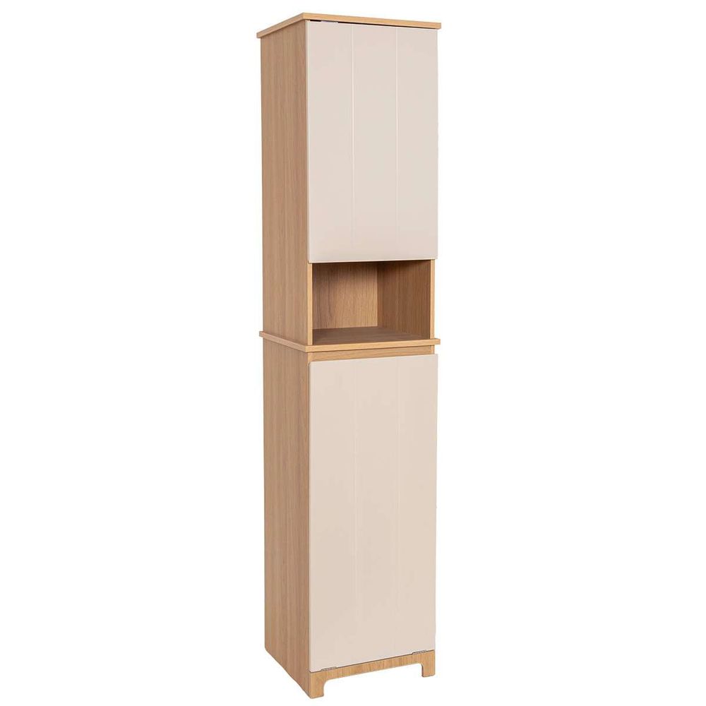 Tendance kupaonski ormarić Rivoli, 2 vrata + 1 polica + 1 ugrađena košara za rublje 173x36x38 cm, MDF slika 1