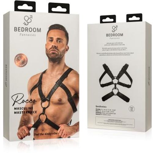 Rocco Bondage Harness - Black slika 4