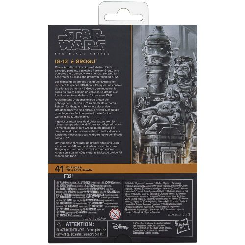 Star Wars The Mandalorian IG-12 i Grogu set figura 15 cm slika 11