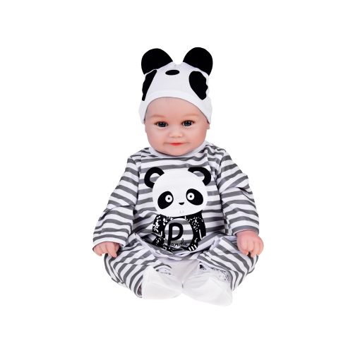 Mekana lutka Baby boy u panda pidžami slika 2