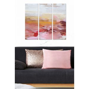 Dekorativna Slika od MDF-a u Više Boja (Set od 3 Komada) - MDF1056546683