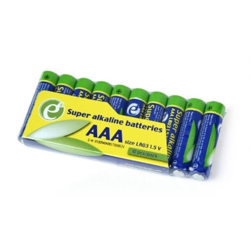 Gembird Super alkaline AAA batteries, 10-pack slika 1