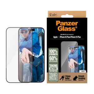 Panzerglass zaštitno staklo za Iphone 16 Plus/15 Plus ultra wide fit