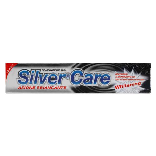 SilverCare gel pasta za zube 75 ml whitening slika 1