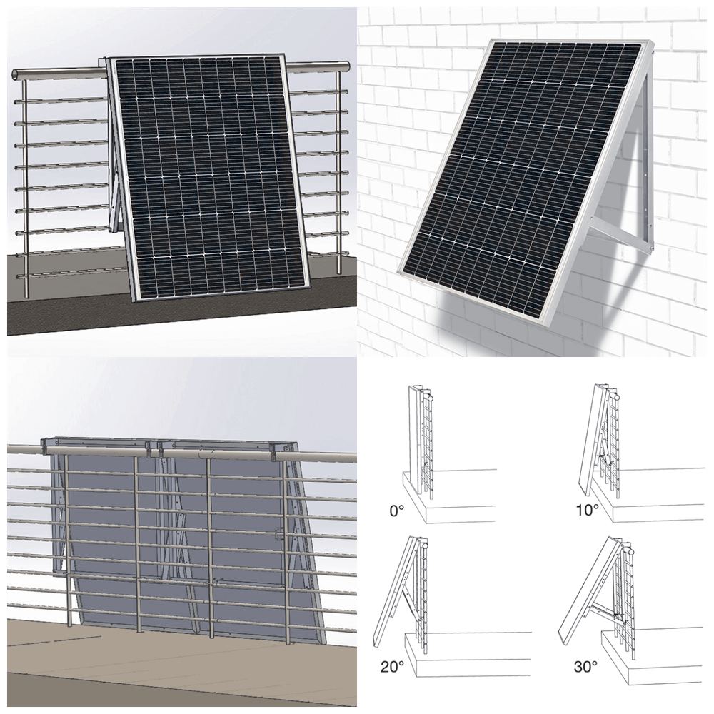 TS Power Solarni panel za balkon, 200W - TS Power PnP 2.0 slika 2