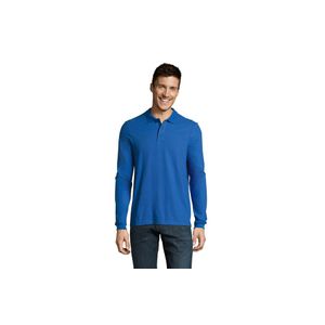 WINTER II muška polo majica sa dugim rukavima - Royal plava, XL 
