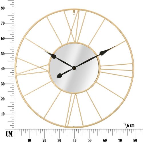 Mauro Ferretti Zidni sat s ogledalom glam stick cm ø 80x6 slika 10