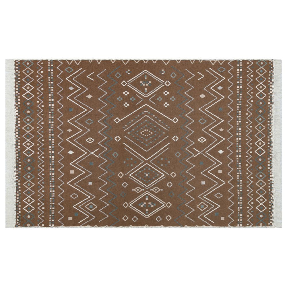 Elegantni Bež-Plavi Mink Tepih (80 x 300 cm) slika 3