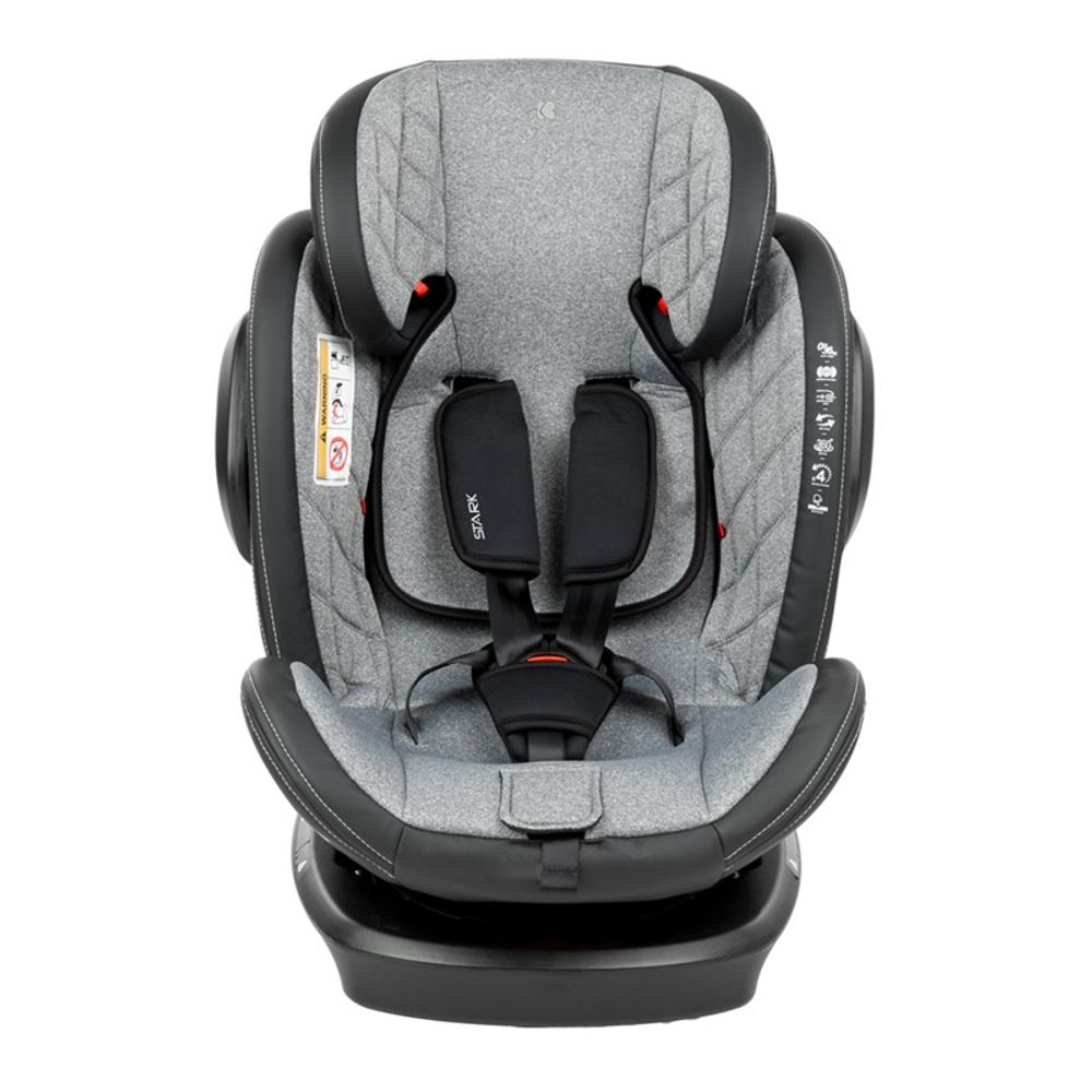 Kikka Boo Rotirajuća autosjedalica Stark 0-36kg Isofix Light Grey slika 3