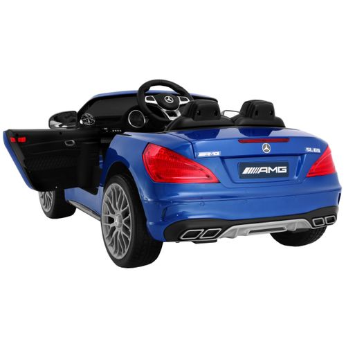 Licencirani auto na akumultor Mercedes AMG SL65 - plavi/lakirani slika 3