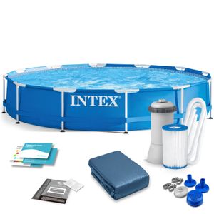 Okvirni vrtni bazen 366 x 76 cm 10u1 Intex