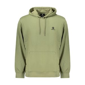 CONVERSE MEN'S ZIP-UP SWEATSHIRT GREEN