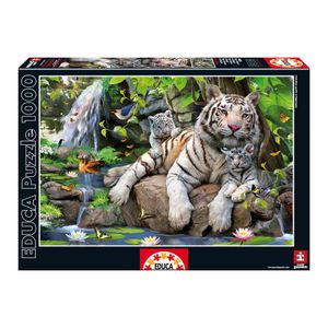 White Tigers of Bengal puzzle 1000pcs