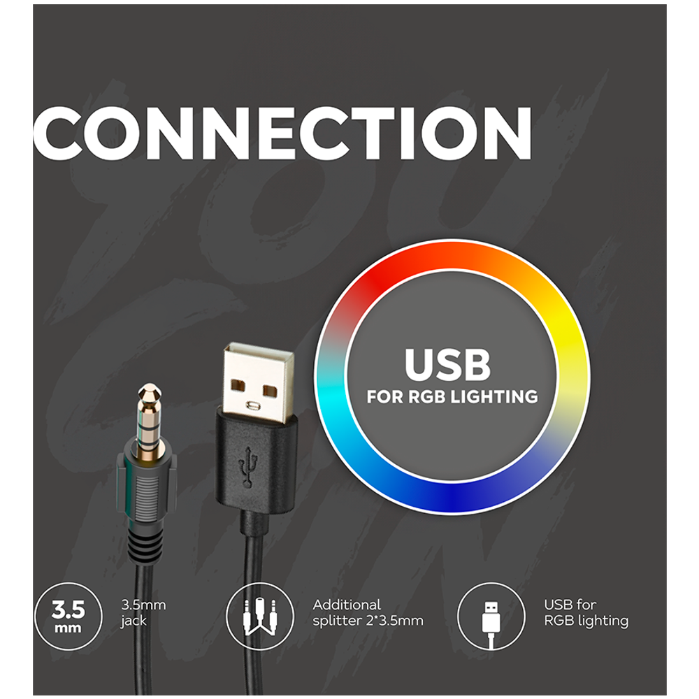 CANYON Darkless GH-9A RGB Gejmerske Slušalice slika 10