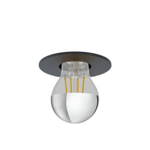 Eglo ugradbena rasvjeta saluzzo e27 1x40w crno v:3mm o90mm