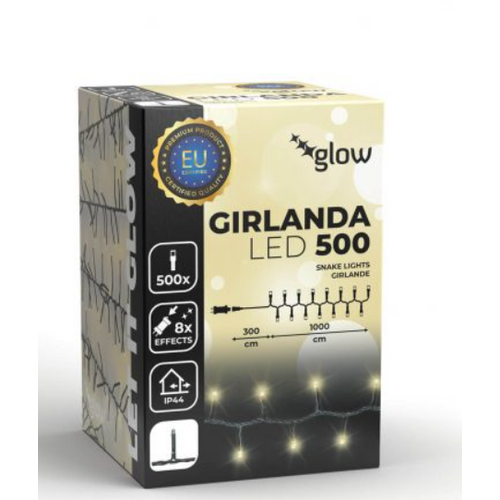 Home deco 500 led girlanda/ toplo bijela slika 1