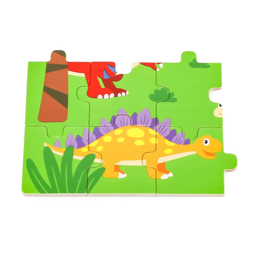 Viga 51460 Drvene Puzzle Dinosaurus 24 kom slika 3