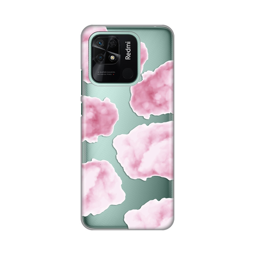 Torbica Silikonska Print Skin za Xiaomi Redmi 10C Pink Clouds slika 1