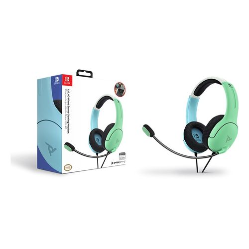 PDP Nintendo Switch Wired Headset LVL40, plava/zelena slika 9