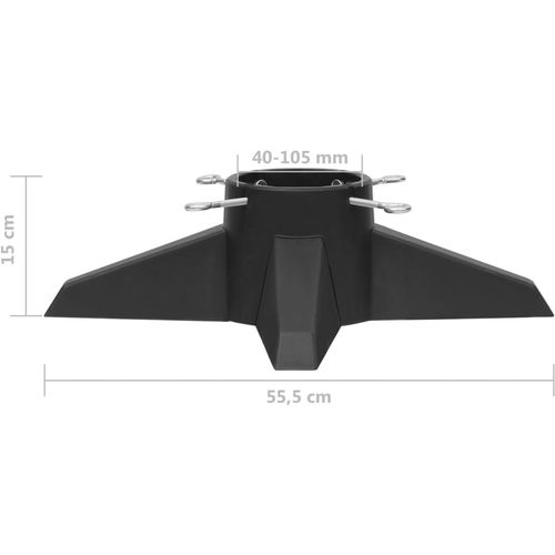 Stalak za božićno drvce sivi 55,5 x 55,5 x 15 cm slika 14