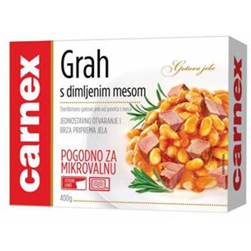 Carnex grah sa dimljenim mesom 400g slika 2