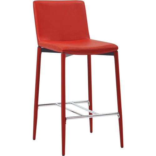Barski stolci od umjetne kože 2 kom crveni slika 10